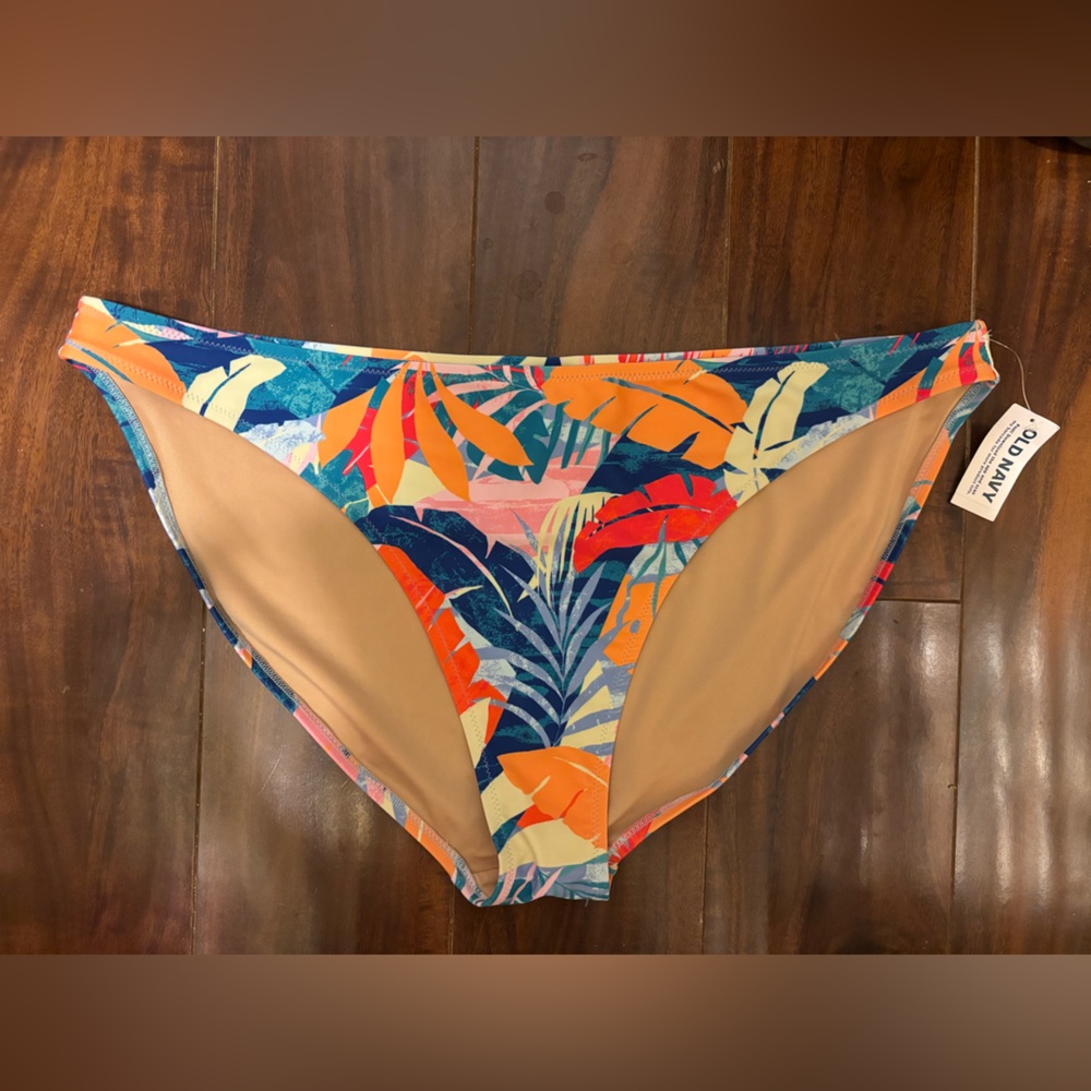 NWT 2XL Tropical Print Bikini Bottom